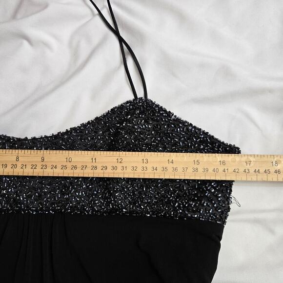 NWT Laundry Shelli Segal Y2K Black Dress 10 Whimsigoth Fairy Grunge Witchy Vamp - Picture 8 of 12